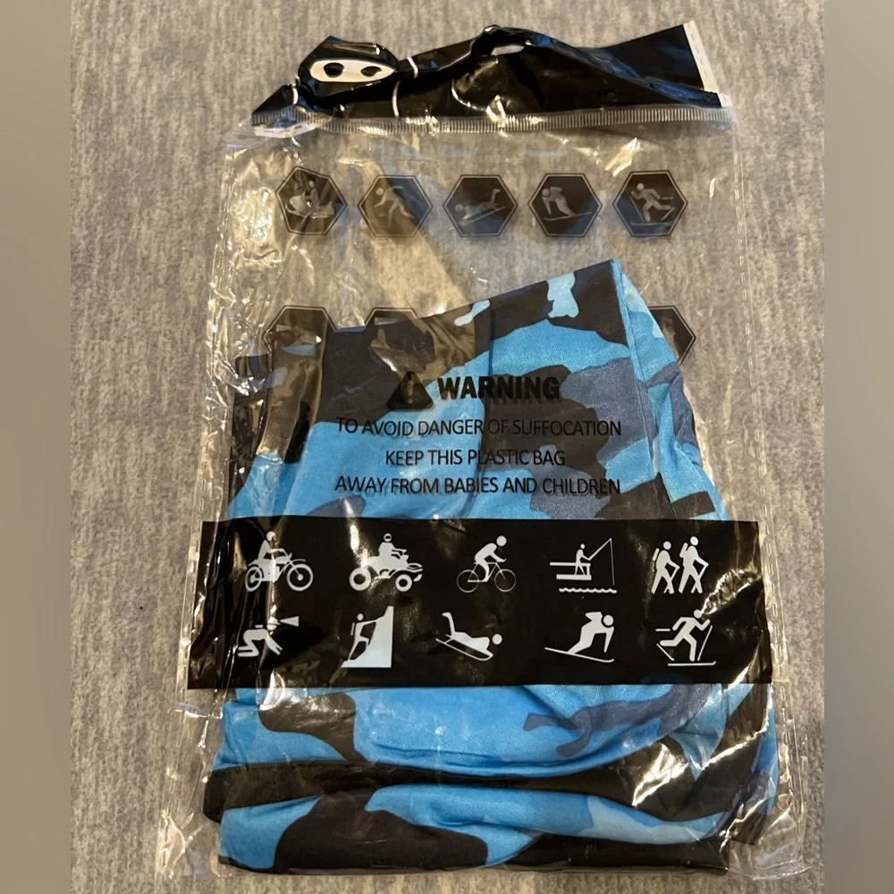 Balaclava gaiter full head one hole outdoor activities face neck mask unisex new